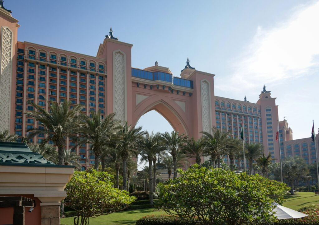 Stunning view of Atlantis The Palm hotel showcasing modern architecture in Dubai.